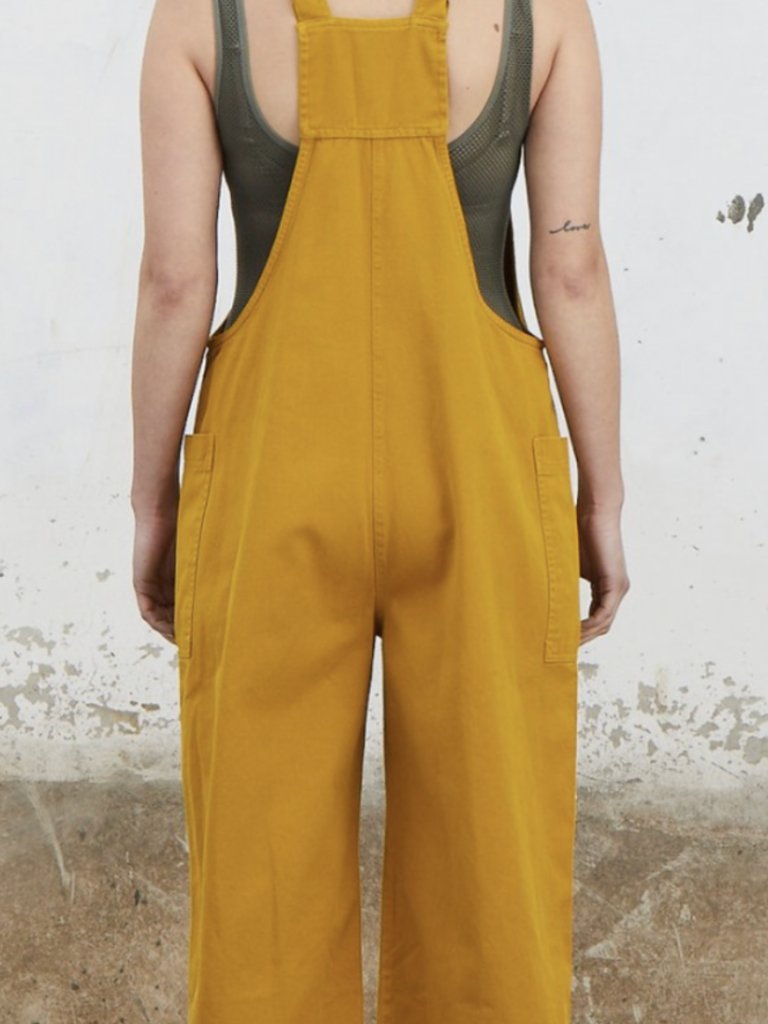 Like New Ali Golden Mustard Overalls — image 2 of 7